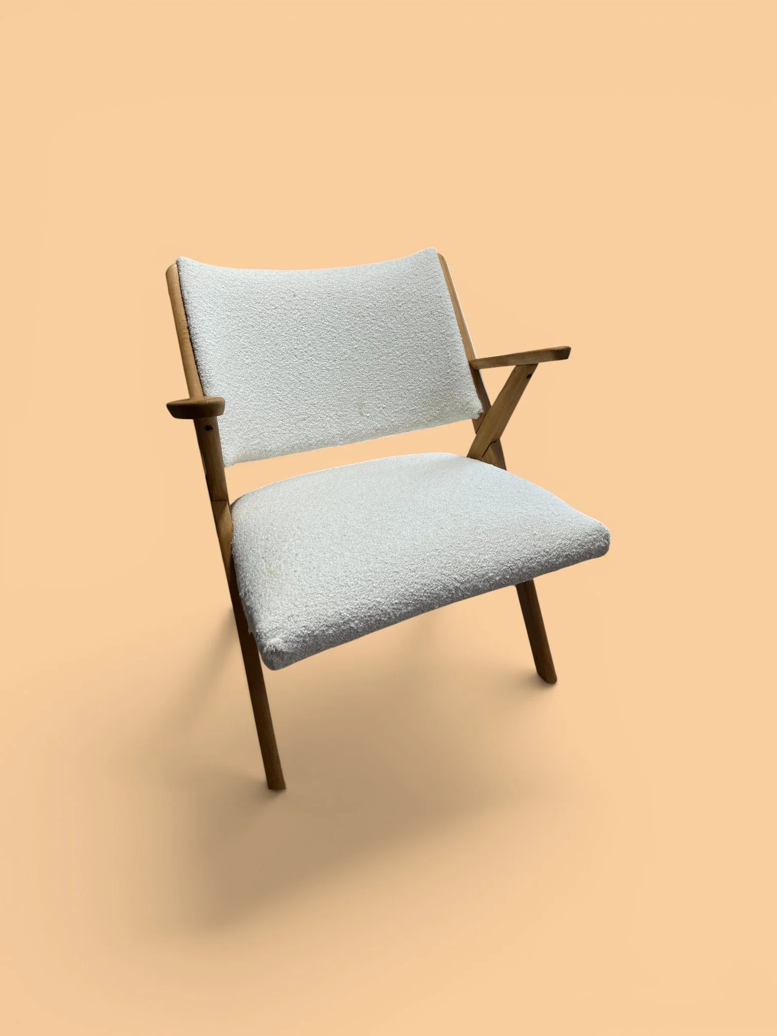 Fauteuil Dal Vera tissu bouclette
