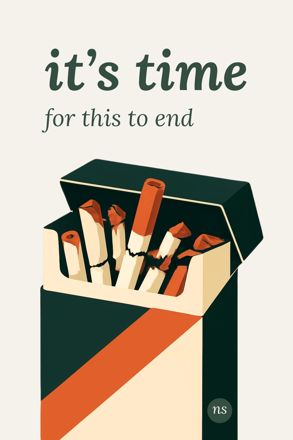 It's time to stop thinking about smoking