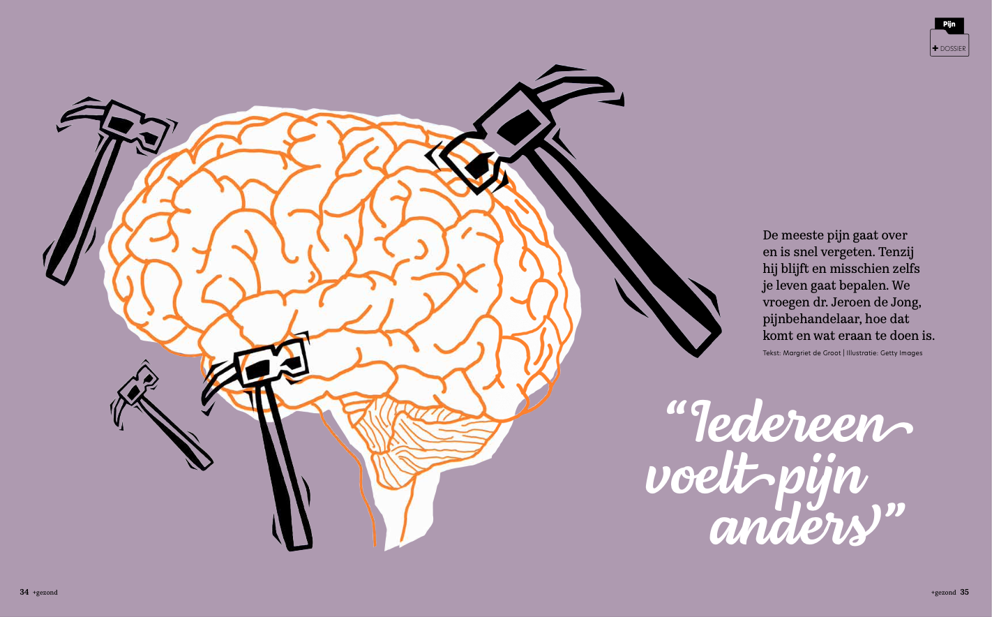 Iedereen voelt pijn anders