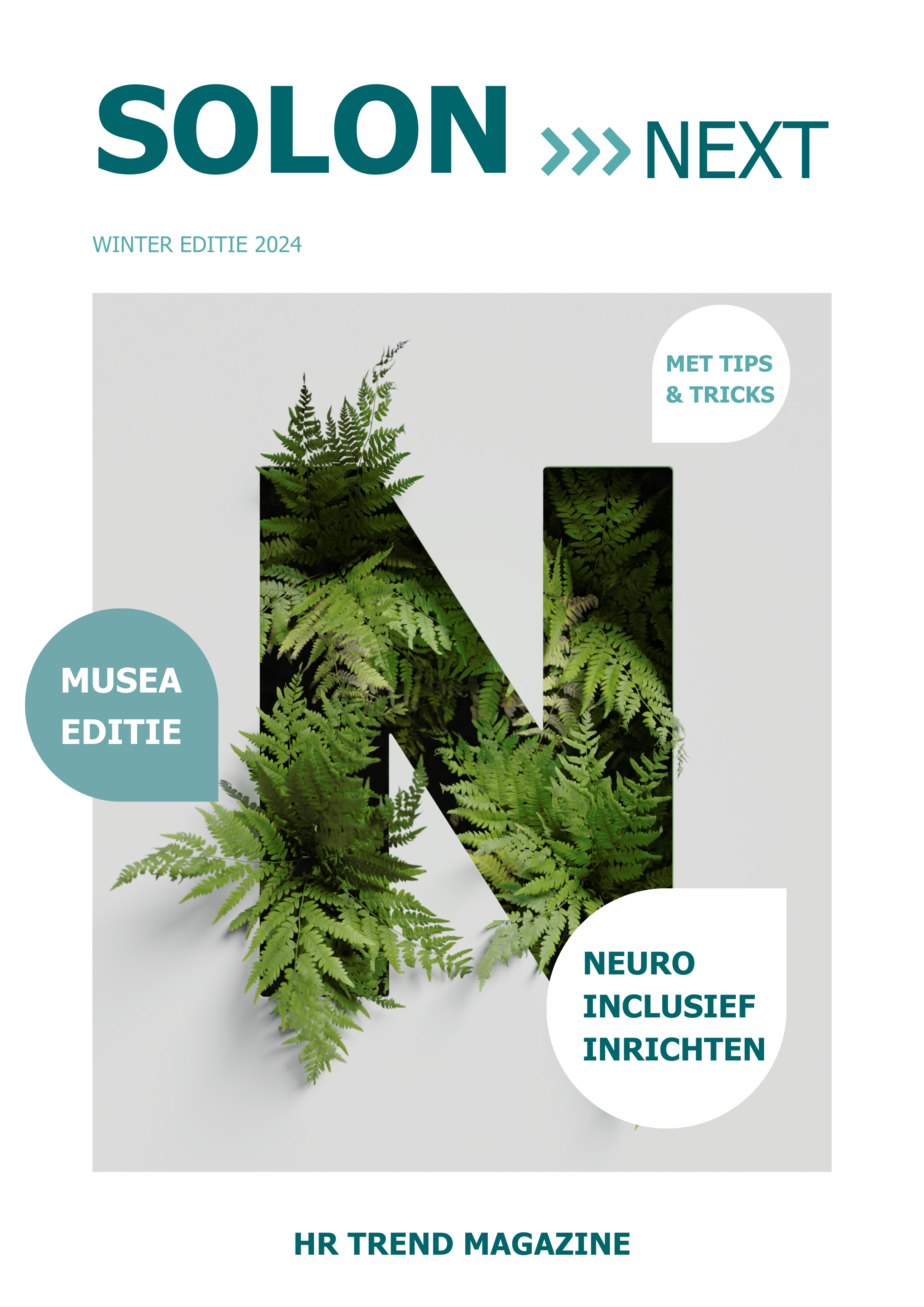 Cover van de Solon NEXT magazine editie 2025, over neuro-inclusief ontwerp.