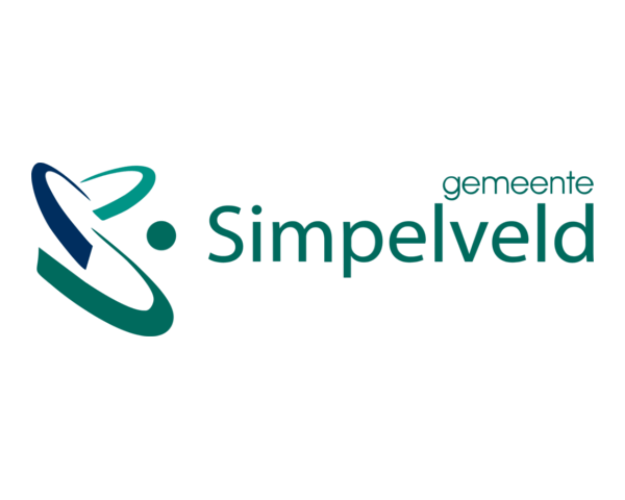 Logo van het bedrijf SimpeMed met een satelietschotel en de tekst 'gehandicapte SimpeMed'.