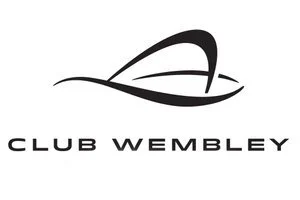 Club Wembley logo with stylized arch and grass design
