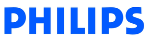 Philips logo in blue text