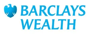 Barclays Wealth logo with a blue eagle emblem and blue text