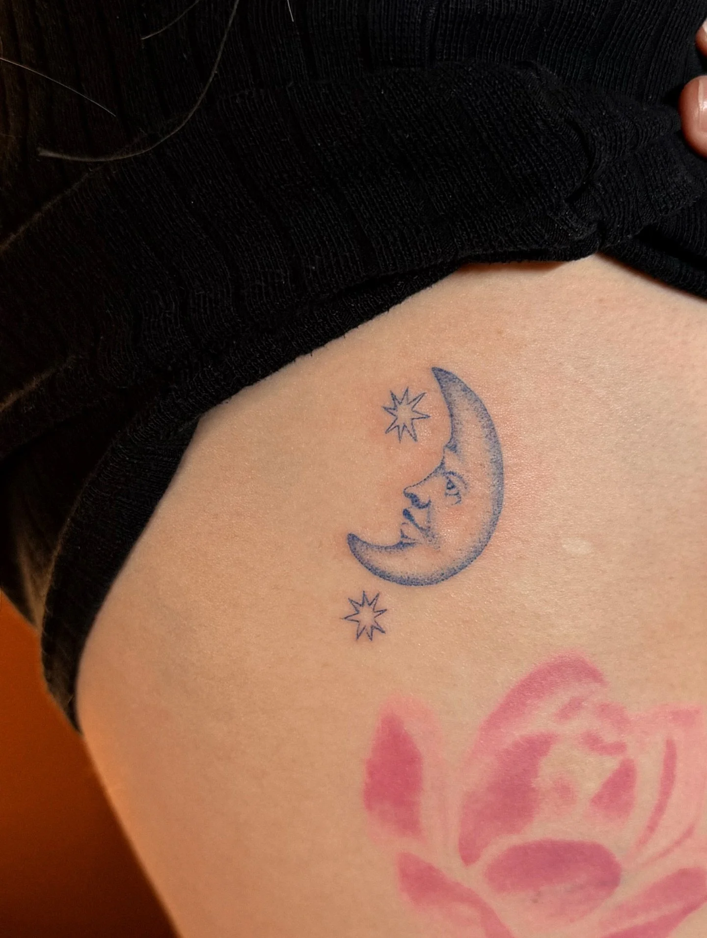 Very cute that this couple came to me for a sun and moon tattoo together. We created the designs together in person which isn&rsquo;t how I usually work but sometimes you need a moment to chat &ldquo;not quite like this, somewhere between this style 