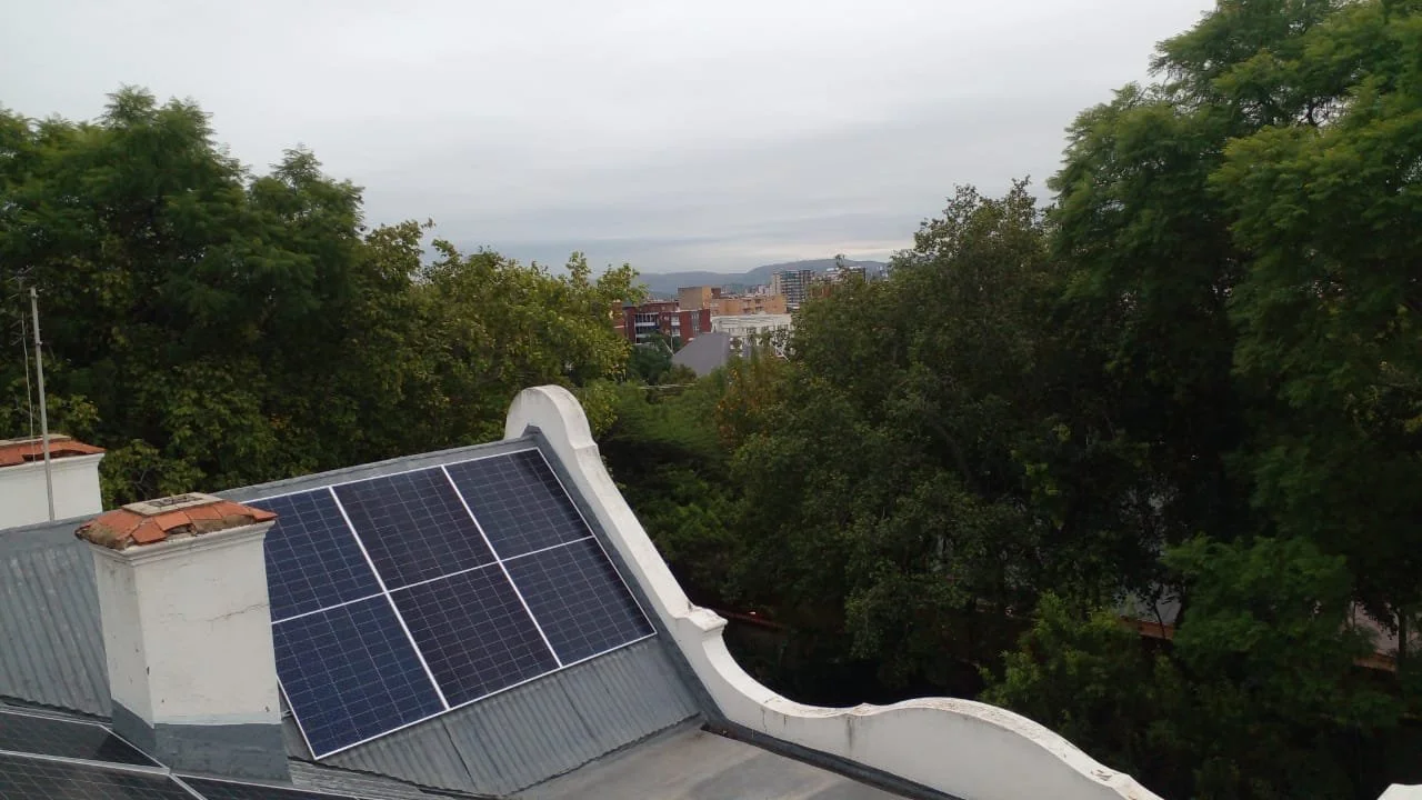 Solar Panels on IBR Roof Pretoria muckleneuk