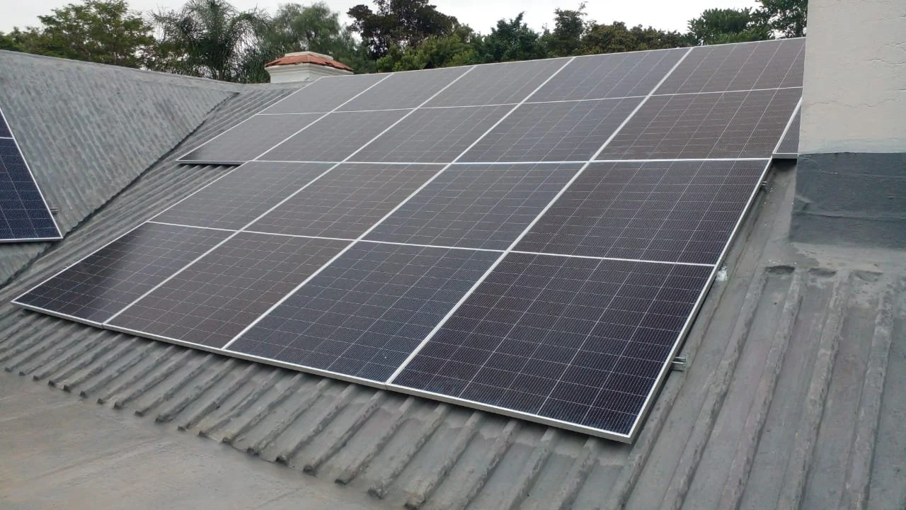 Mono PV Modules 630W installed in IBR Roof in Pertoria by Solar Man