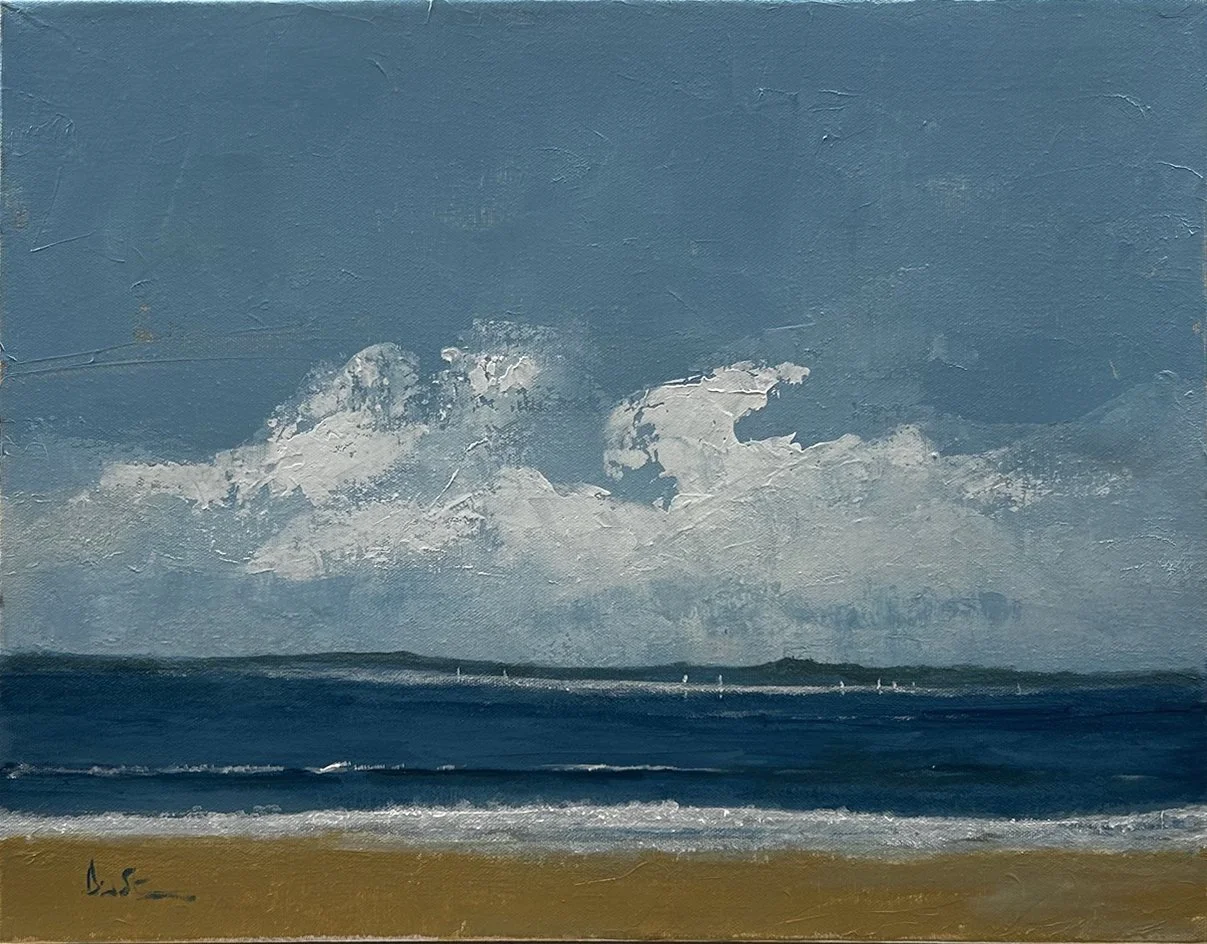  34. Wittering 5   
Acrylic on canvas / board 
30cm x 40cm  
£1500