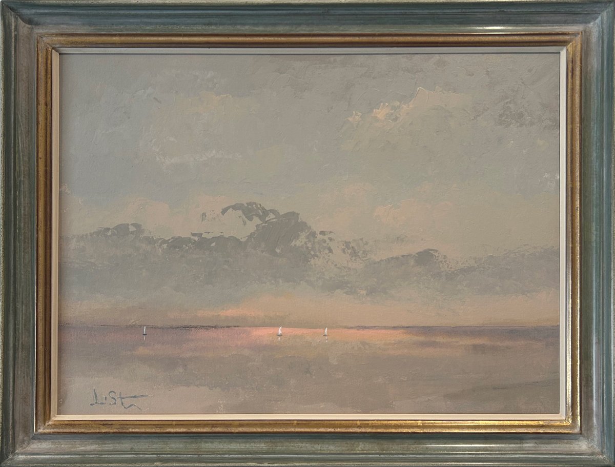  9. Solent Sunrise 1   
Acrylic on canvas 
40cm x 50cm  
£2500