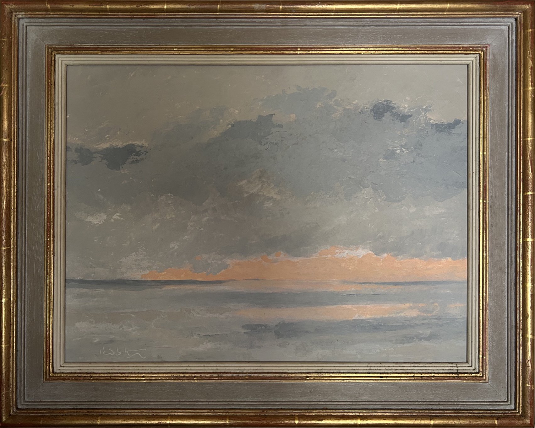  19. Chichester  Harbour 2   
Acrylic on canvas and board  
45cm x 50cm  
£2500