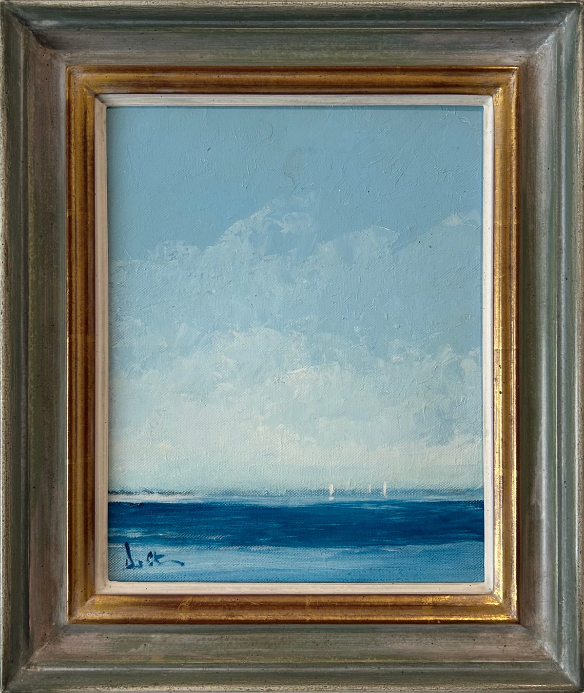  28. Norfolk Seascape 5   
Acrylic on canvas  
30cm x 25cm  
£850