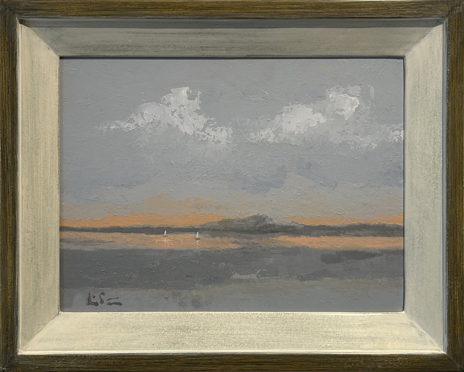  15. Naivasha Dawn   
Acrylic on canvas 
30cm x 40 cm  
£1500