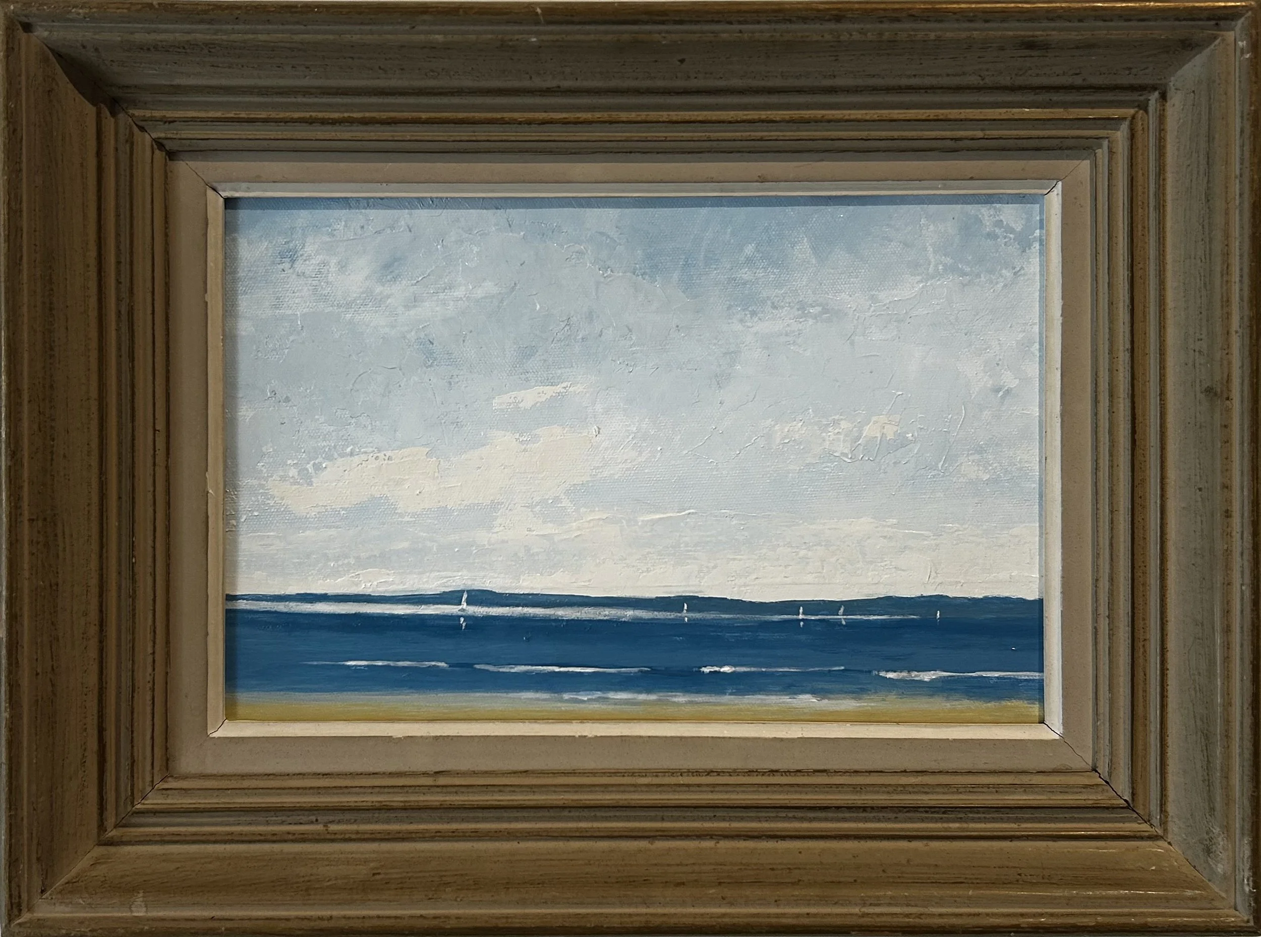  25. Norfolk Seascape 6   
Acrylic on Canvas/board 
22cm x 35cm 
£1050