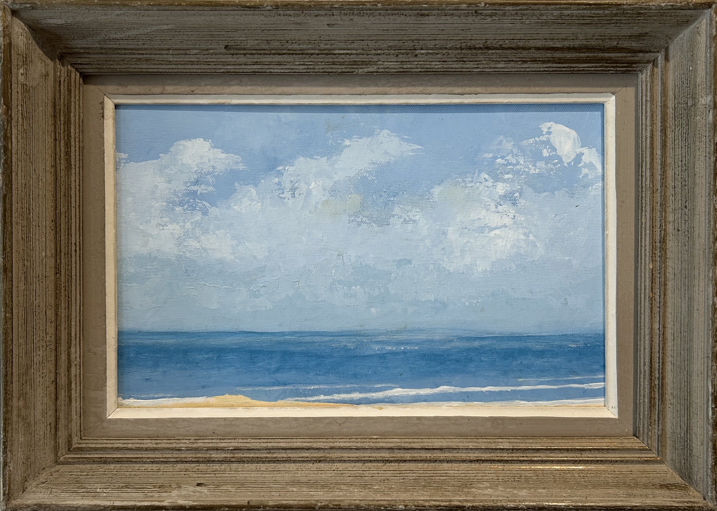 25. Norfolk Seascape 2   
Acrylic on board  
21cm x 34cm  
£850