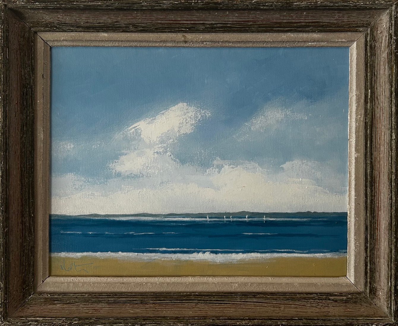  32. Wittering 2026   
Acrylic on canvas 
35cm x 45cm  
£1250