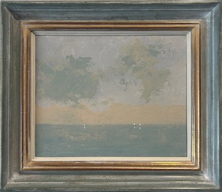  14. Solent   
Acrylic on canvas 
20cm x 25cm  
£950