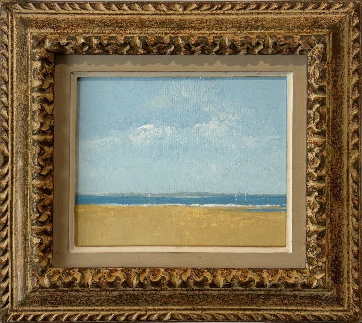  29. Camel Estuary 1   
Acrylic on canvas and board  
20cm x 25cm  
£1050