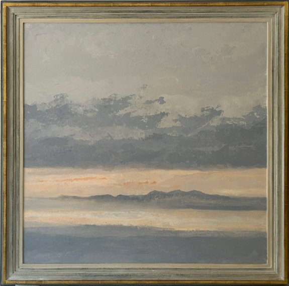  18. Naivasha Sunrise   
Acrylic on canvas  
98cm x 98cm  
£8000