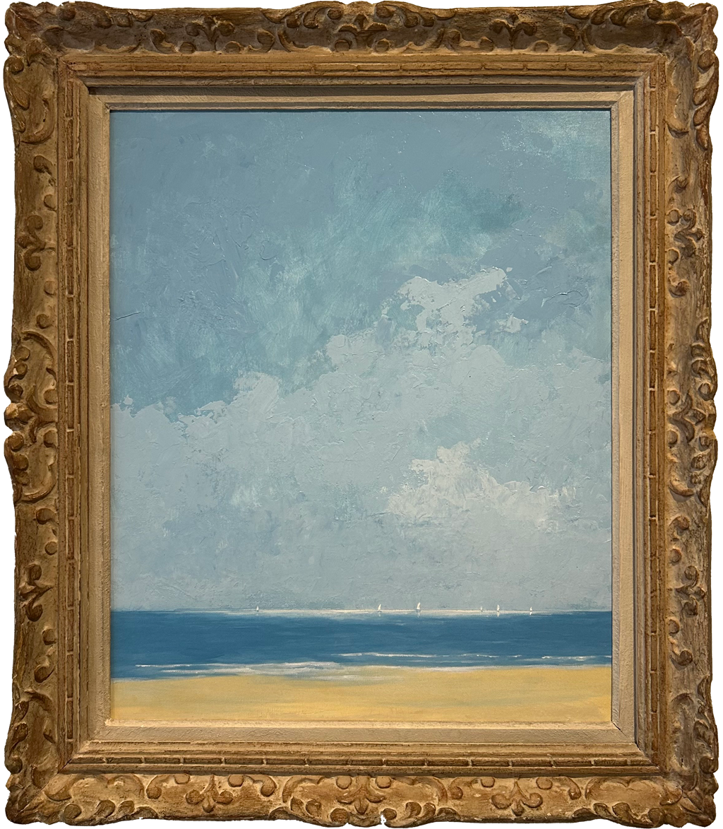  5. Wittering 2026   
Acrylic on canvas and board  
60cm x 50cm 
SOLD