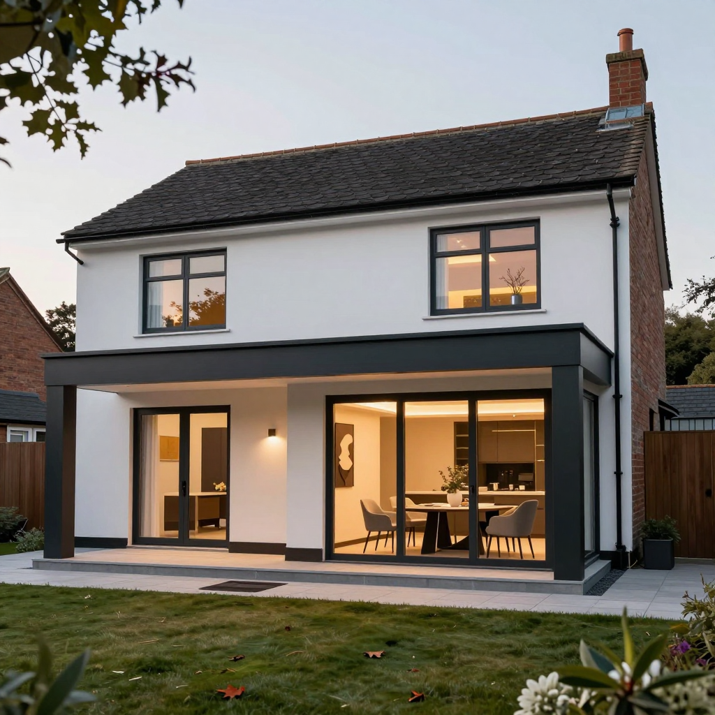 House extension in Canterbury, Kent — modern rear extension exterior