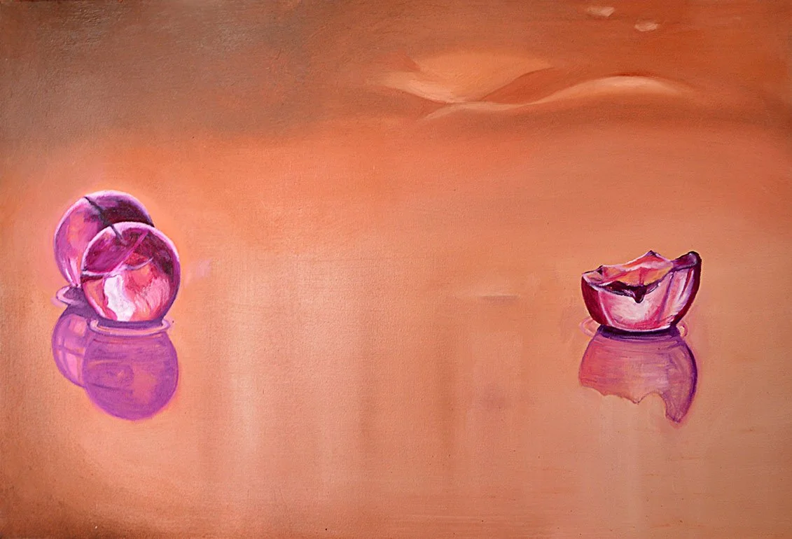 “Waterbead series II” 2017 Oil on canvas 91 x 61cm