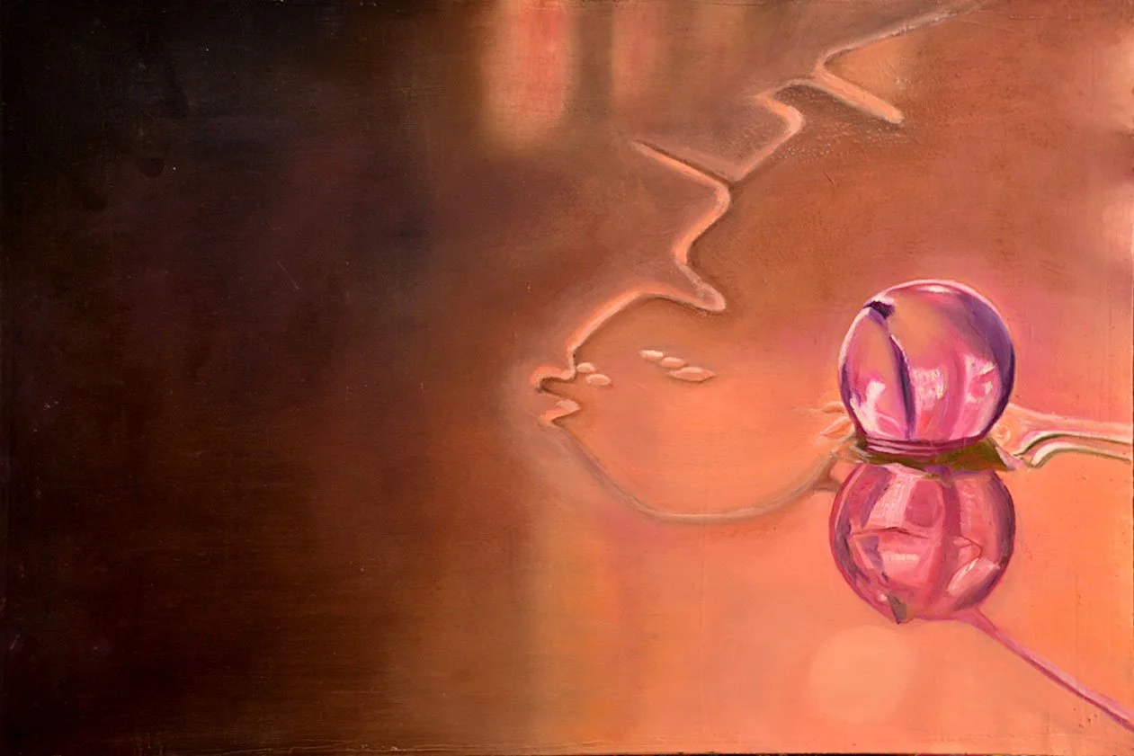 “Waterbead series I” 2017 Oil on canvas 91 x 61cm