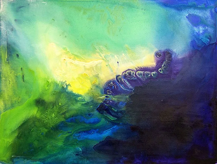 “Cavallucci Marino” 2014 Acrylic on canvas 92 x 122cm
