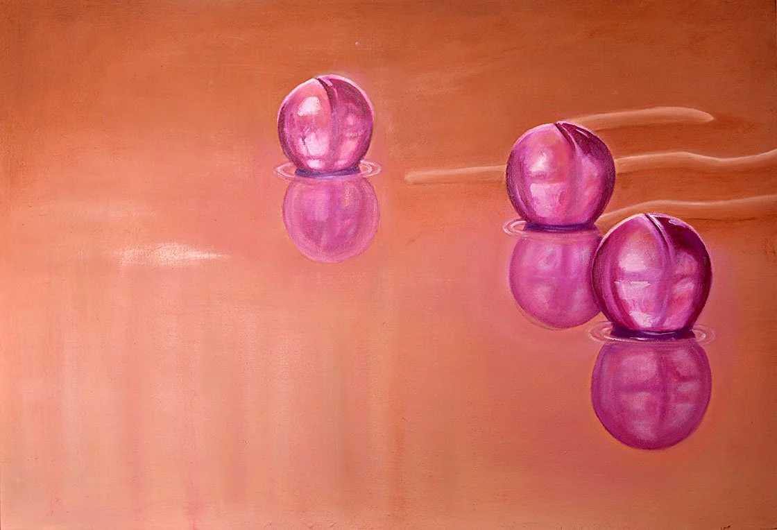 “Waterbead series III” 2017 Oil on canvas 91 x 61cm