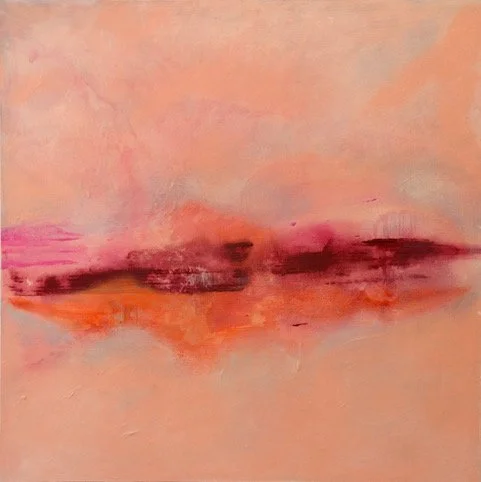 "In the summer" 2017 Acrylic on canvas 92 x 92cm