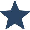 A dark blue star