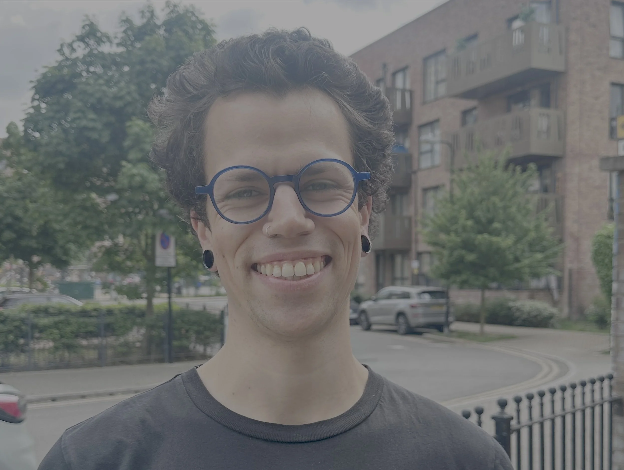 person with glasses