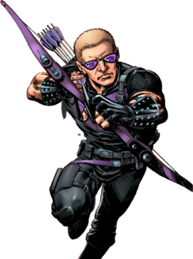 A character in tactical gear holding a purple and black weapon with a glowing blade, wearing sunglasses and a dark outfit against a red background.