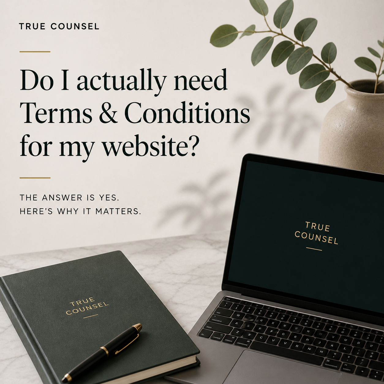 Do I actually need Terms &amp; Conditions for my website?