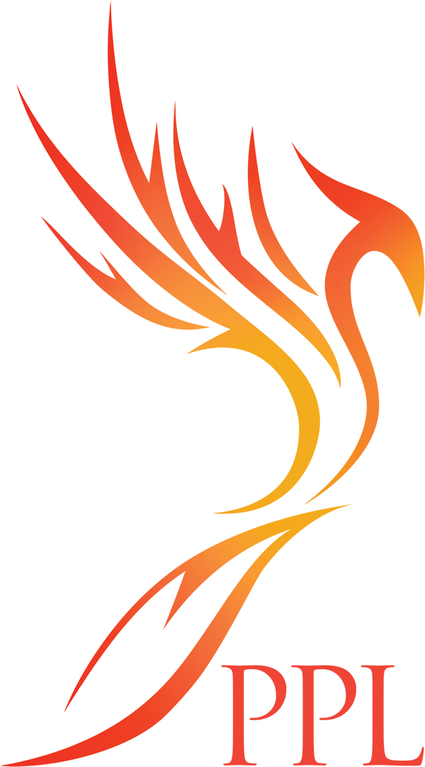 Abstract fiery orange and yellow flames with a stylized burning torch.