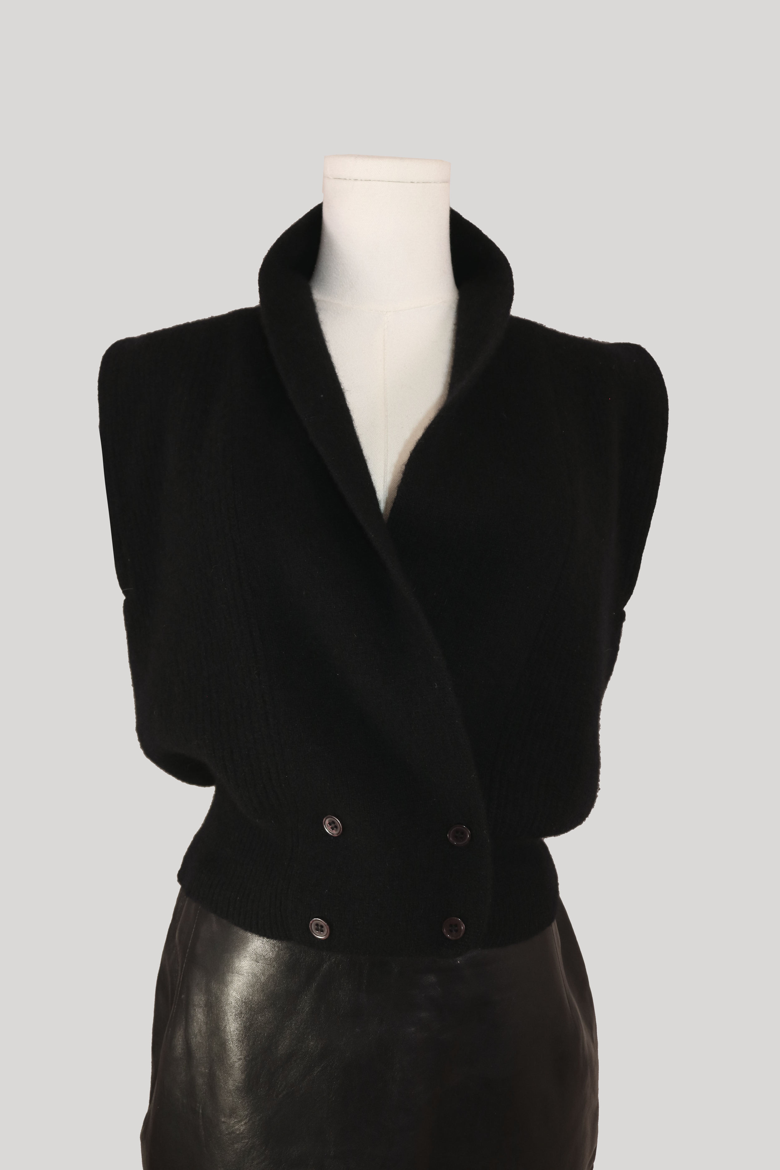 Lauren Cole Petites | angora & lambswool sweater vest