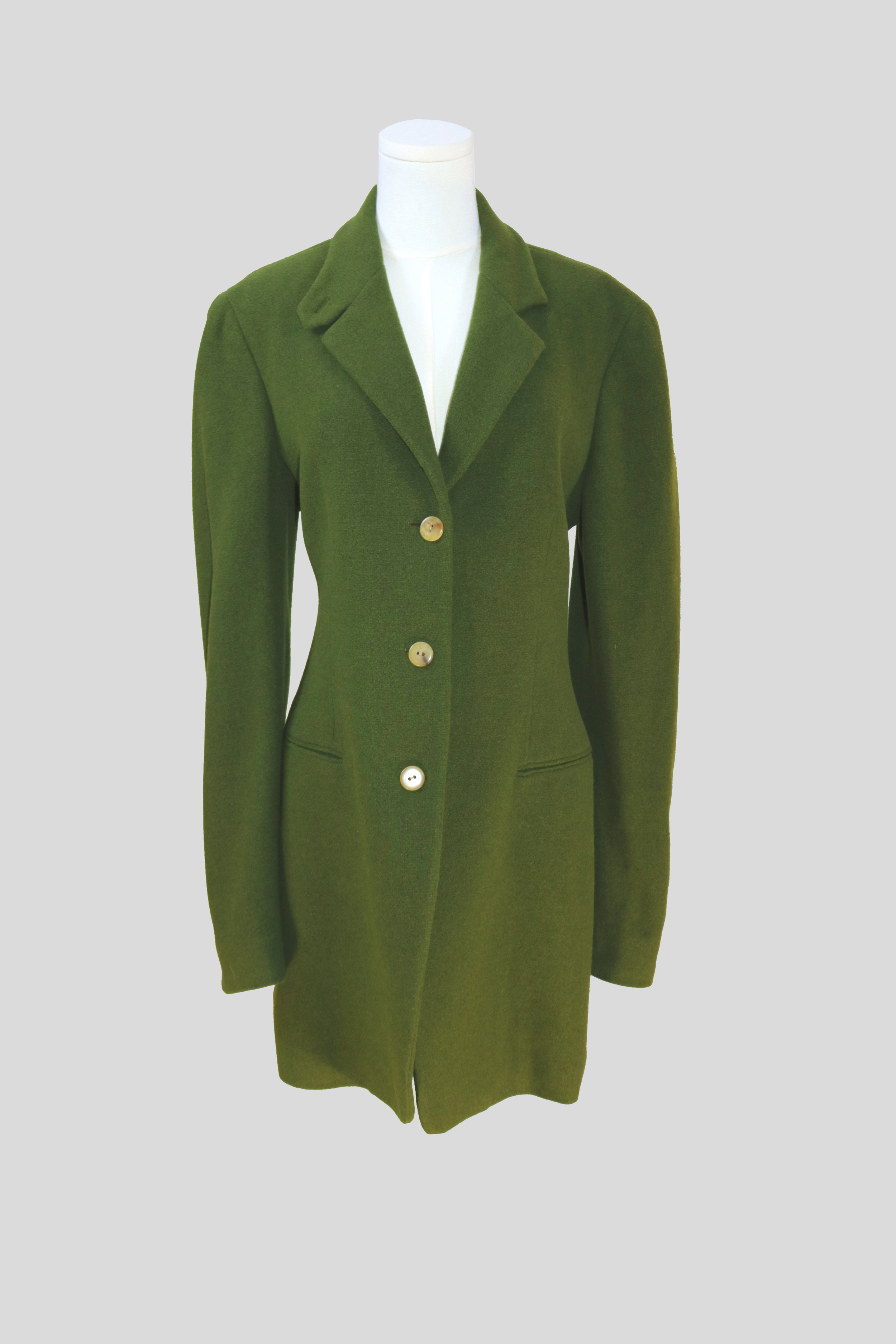 Donna Karan | signature wool & angora coat