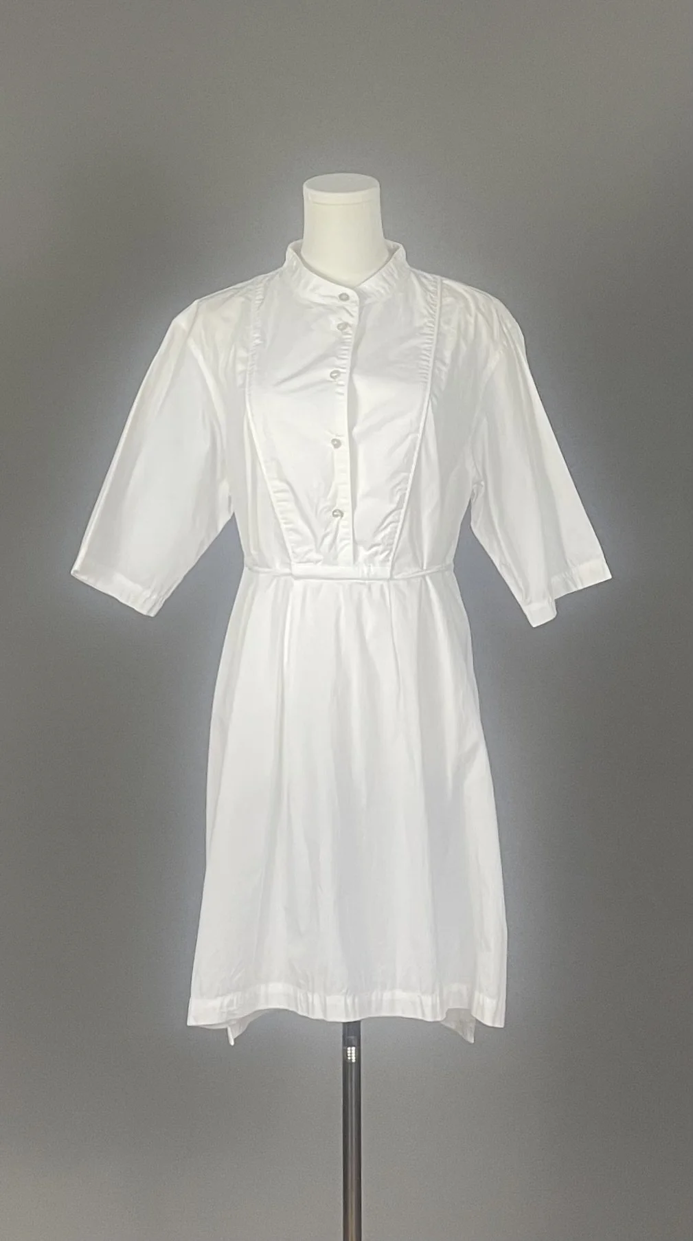 Marc by Marc Jacobs | white cotton bib shirt dress