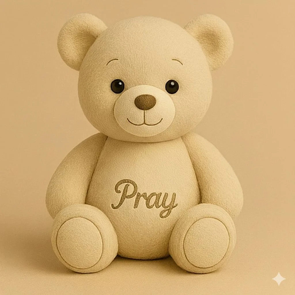 Prayer Bear - A Soft Reminder to Pause and Breathe