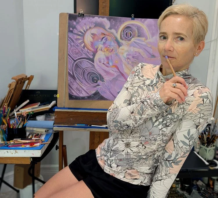 veronica winters in studio