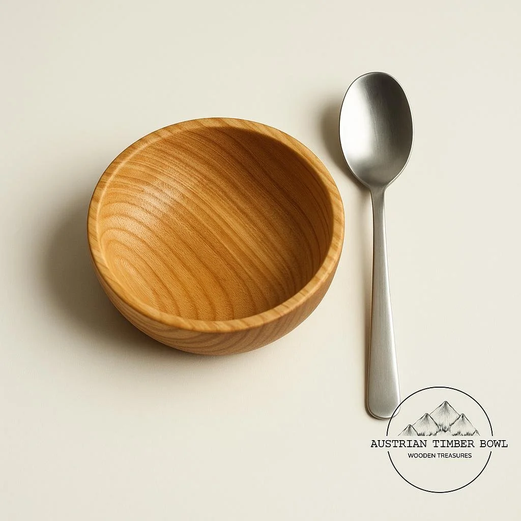 Handgemachte Dipschalen aus regionalem Holz, gefertigt in Oberösterreich