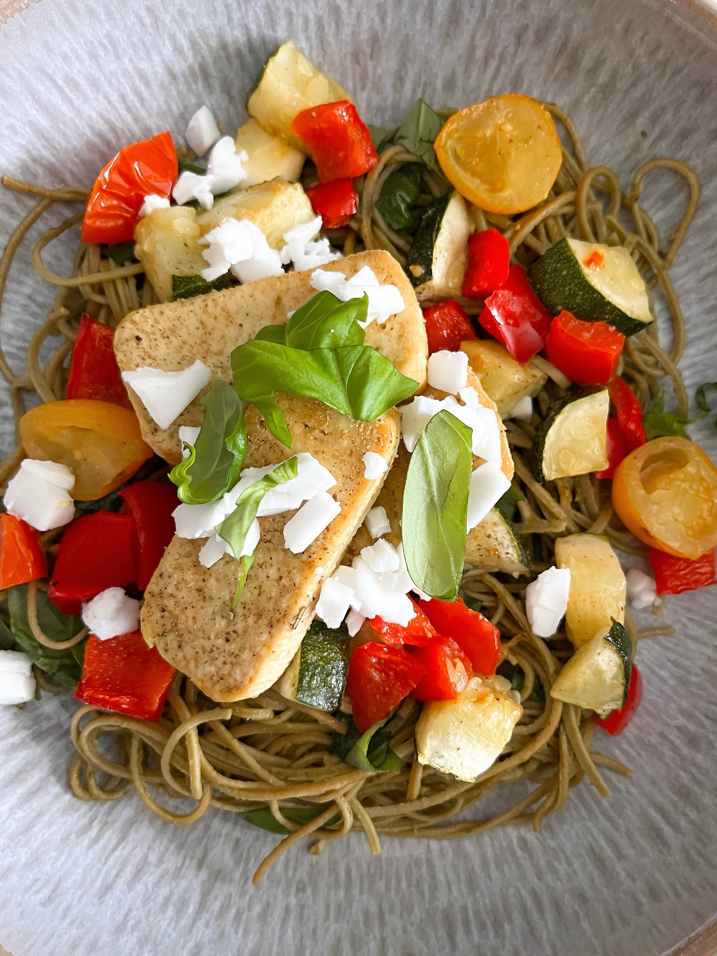 Homemade pasta dish