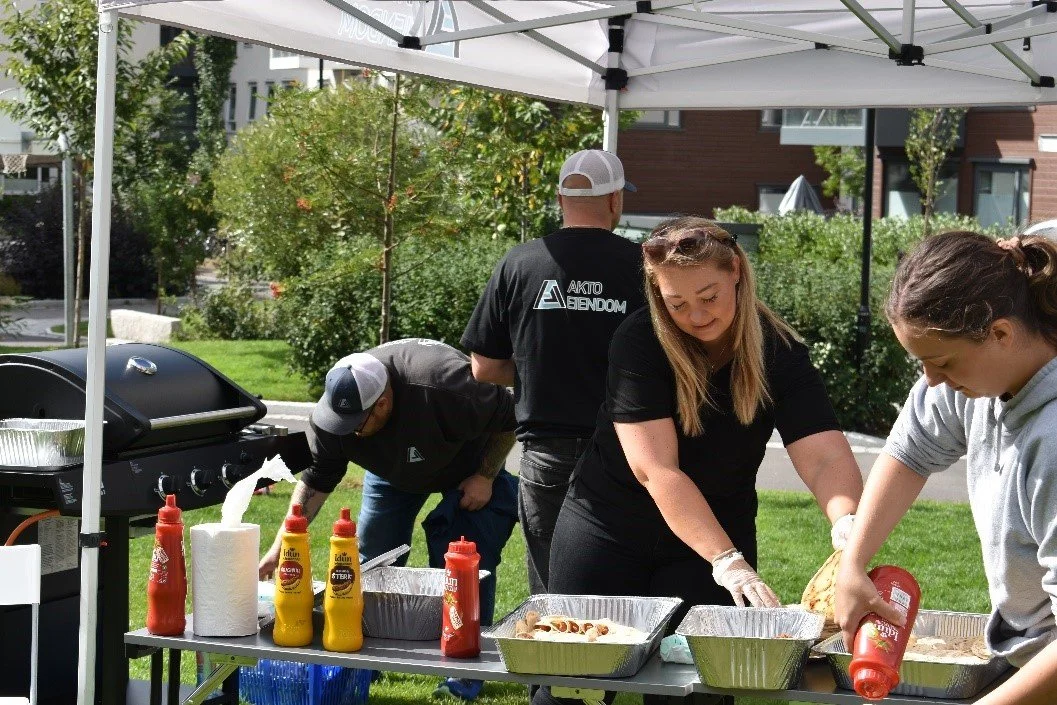 Grillfest på Gartnerkvartalet
