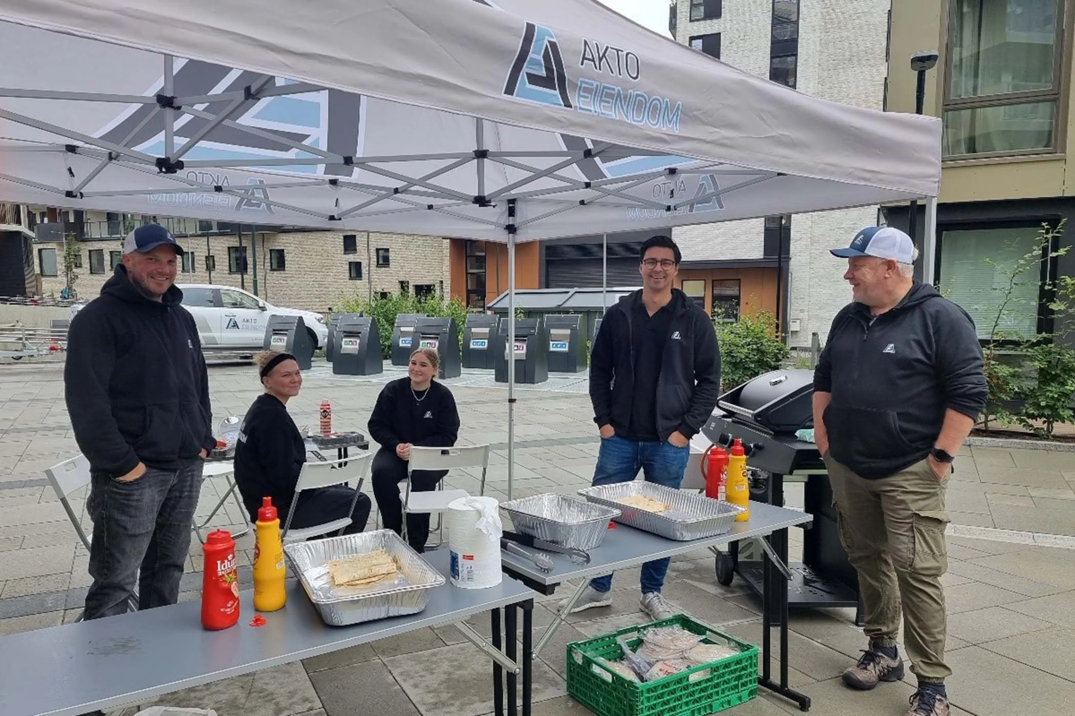Grilling på Nyegaardskvartalet