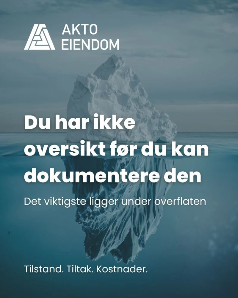 Du har ikke oversikt før du kan dokumentere den. 