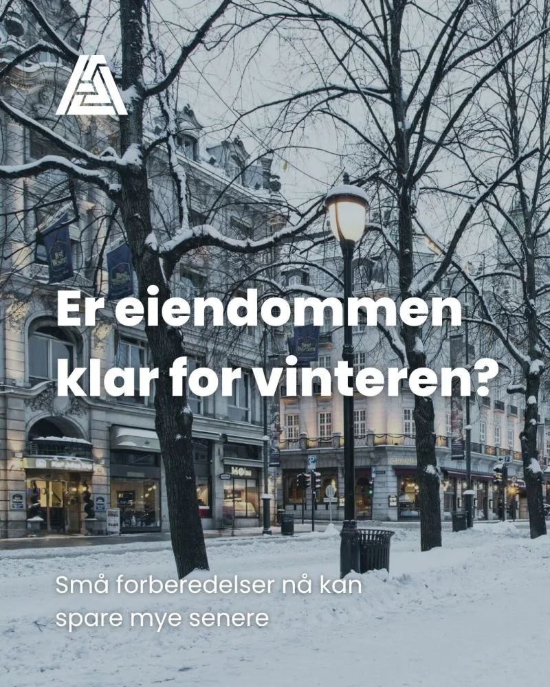 Er eiendommen klar for vinteren? 