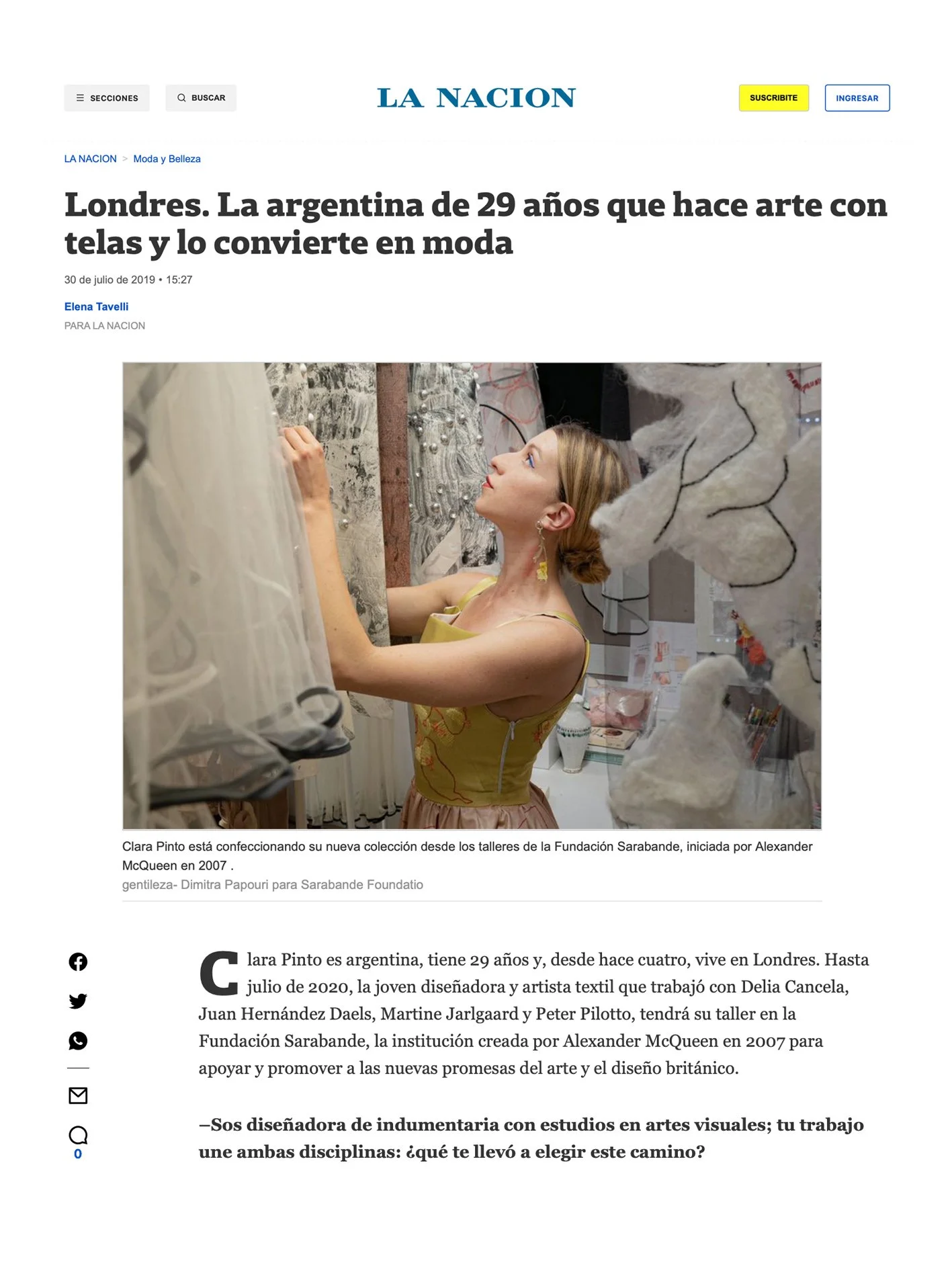 LA NACION - NEWSPAPER