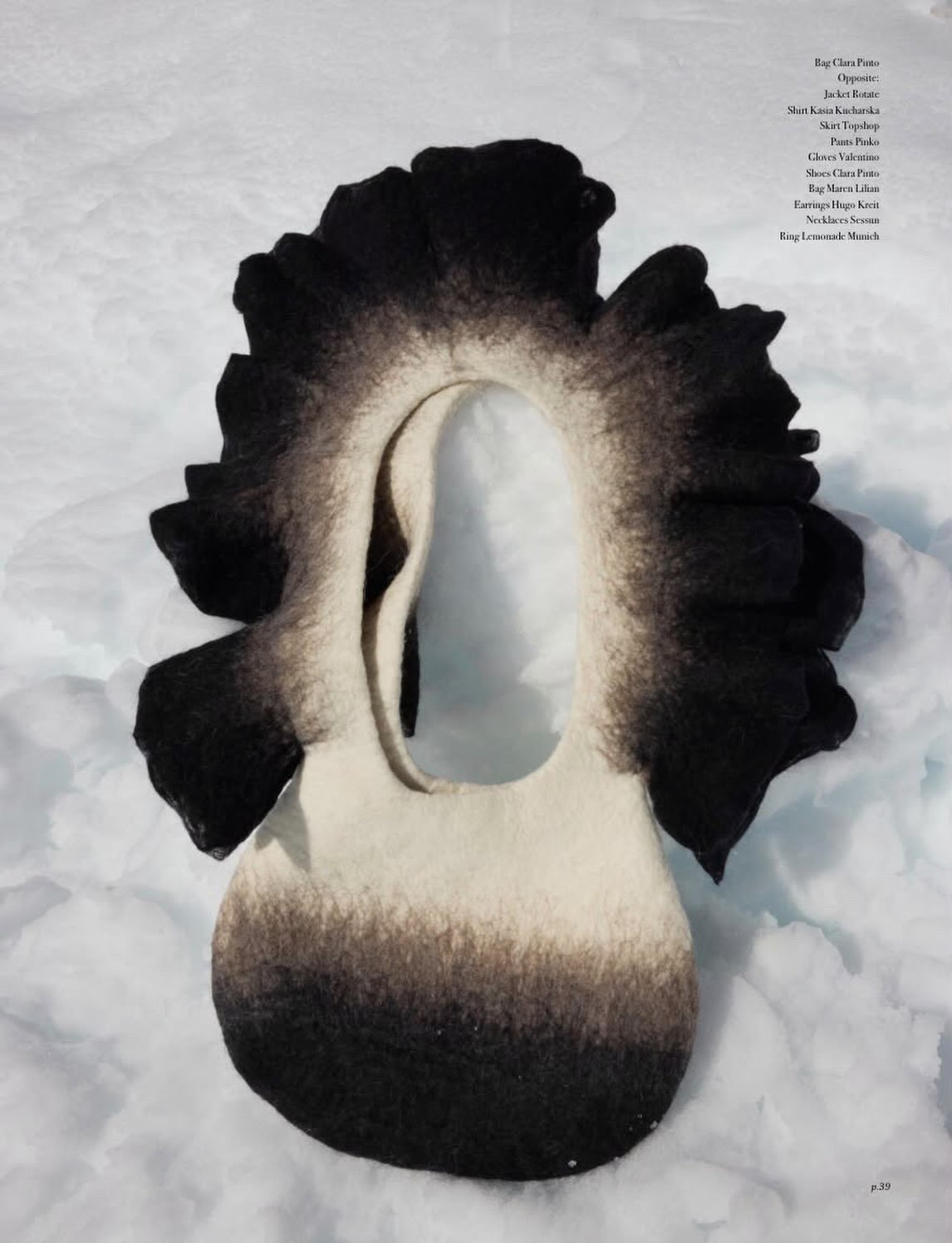 Our Maxi Felted bag is back in stock! 

Thank you @latestmagazine for the feature and@to the wonderful stylist @thisisstyleart 🤍