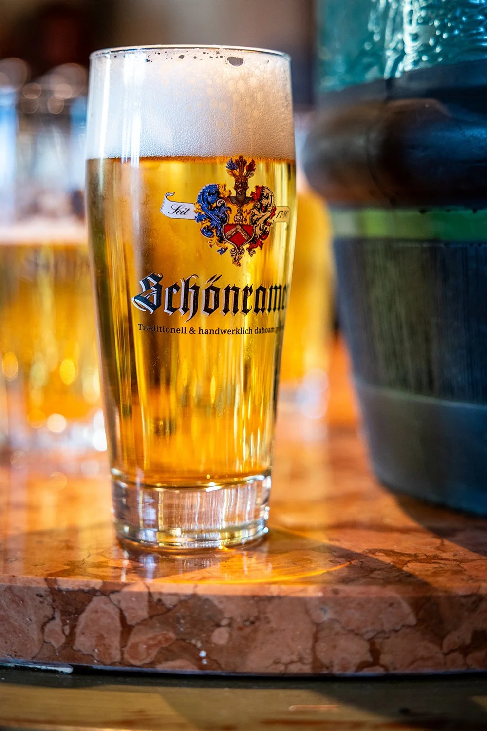 Schönramer Bier im Bräustüberl Schönram