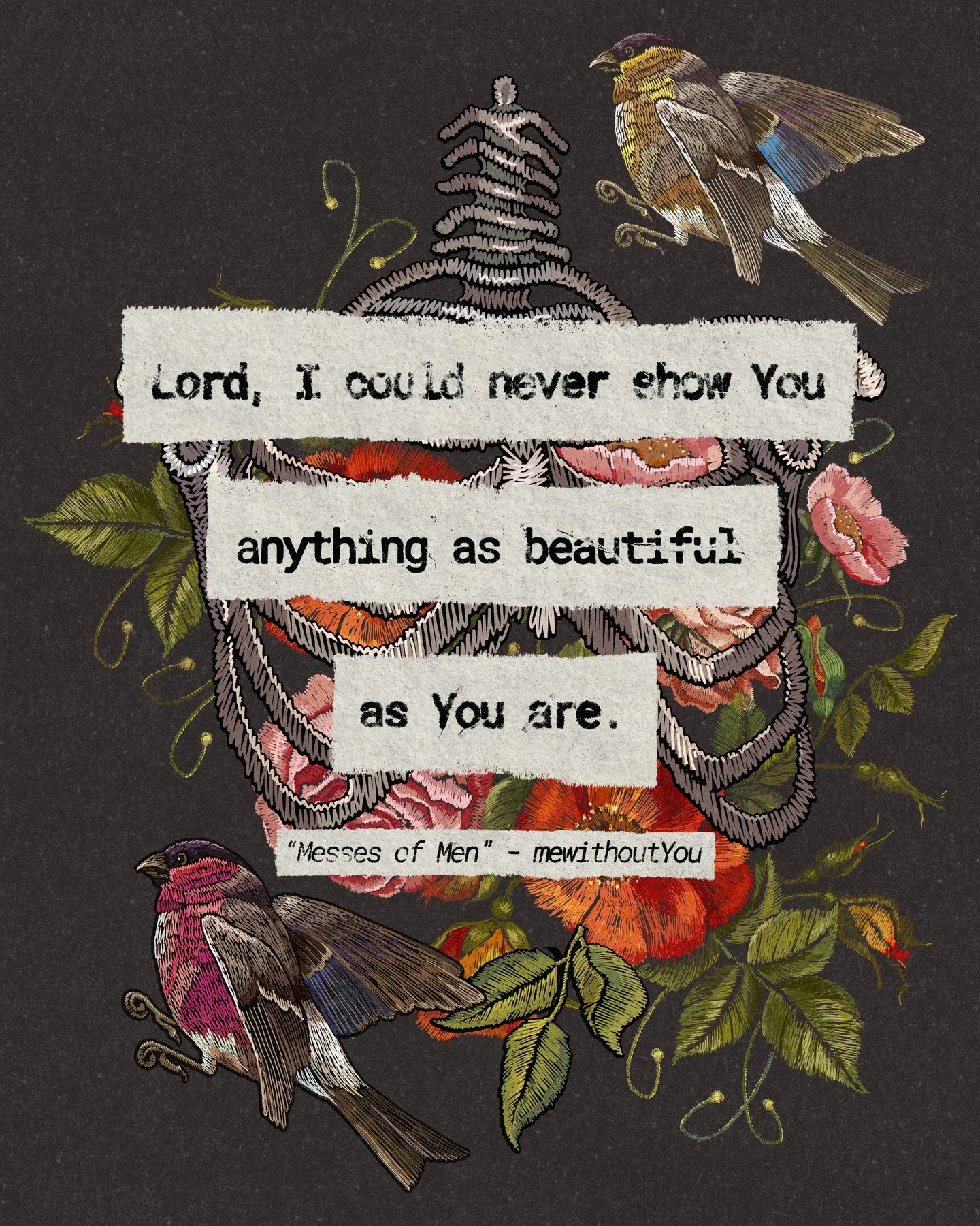 Inspired by "Messes of Men" by the band @mewithoutyou (thank you for the years of transformative music!)

#mewithoutyou #fanart #vitaopus