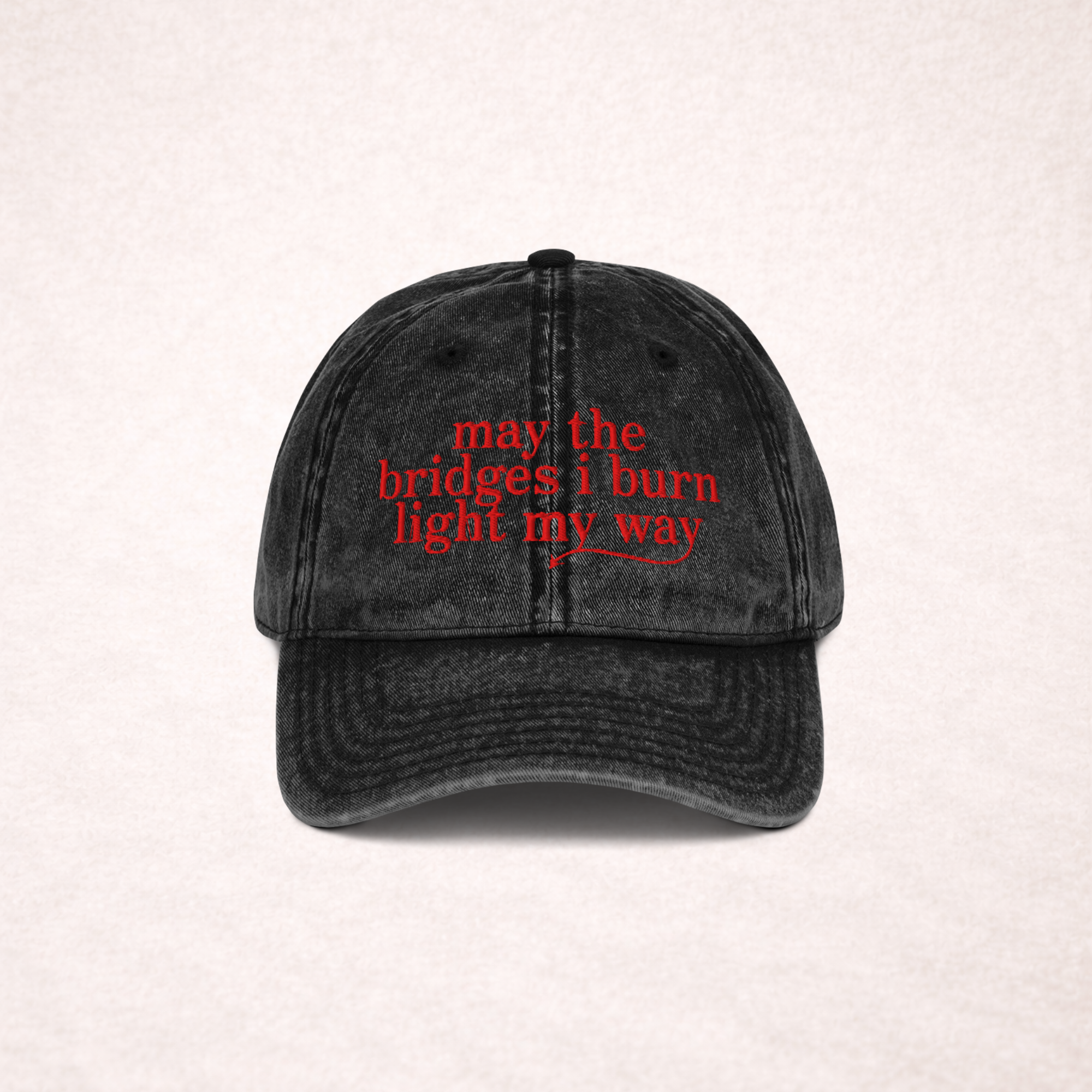 ‘Tapping Emily’ Embroidered Vintage Cap
